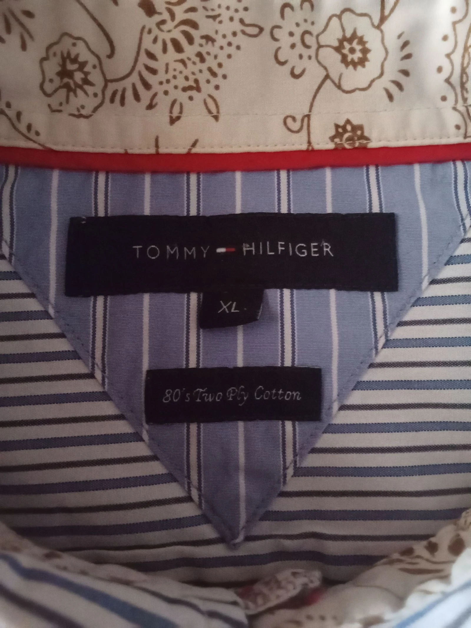 Camisa de homem riscas azuis e brancas tamanho XL nova 100% algodão – photo 18